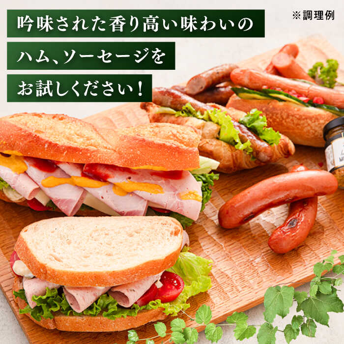 【ふるさと納税】【本場ドイツで連続金賞受賞】本格 ウインナー ハム お試し 食べきり セット ( ウインナー 2種 / フランクフルト / ビアシンケン / ヤークトブルスト / ハム 生ハム ) 糸島 / 糸島手造りハム [AAC007] 贈答 ギフト 13000円 サムネイル2