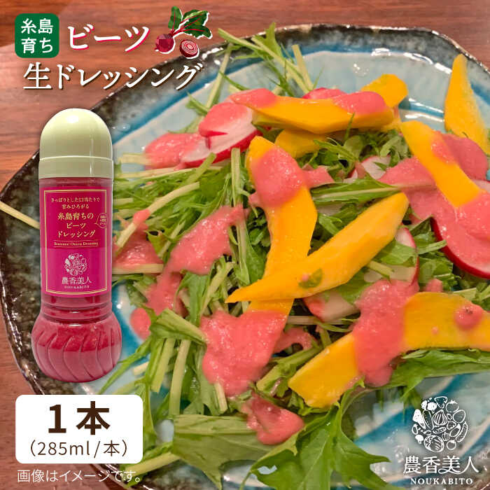 糸島そだちのビーツドレッシング（285ml×1本）糸島市 / 農香美人 [AAG013] 7000円 7千円