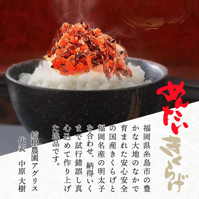 【ふるさと納税】結樹農園アグリス きくらげ満足セット ≪糸島市≫【結樹農園アグリス】きくらげ/国産/明太/明太子 [AAJ004] 51000円 5万1千円 - 画像3