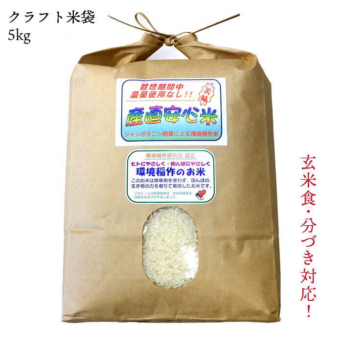 【ふるさと納税】農薬 使わない 栽培！糸島産 夢つくし 5kg 玄米 分搗き 対応《糸島》【二丈赤米産直センター】[ABB025] 米 ゆめつくし 無洗米 常温 - 画像2