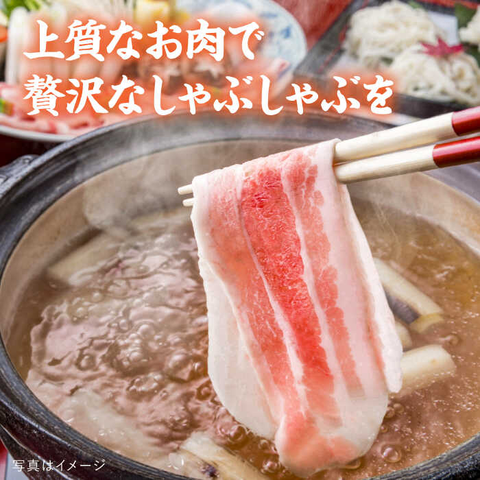 【ふるさと納税】糸島華豚 ロース肉 しゃぶしゃぶ用 1.2kg 糸島 / 糸島ミートデリ工房 [ACA092] 14000円 1万4千円 サムネイル2
