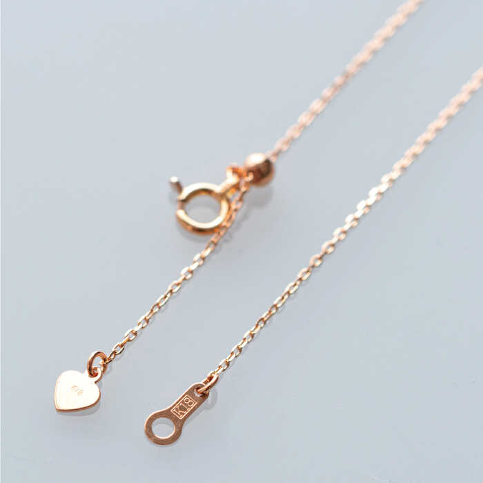 【ふるさと納税】moonアロマネックレス しずく/アイス K18PG ≪糸島≫【タビノキセキ】[ADB024] 200000円 20万円 サムネイル3