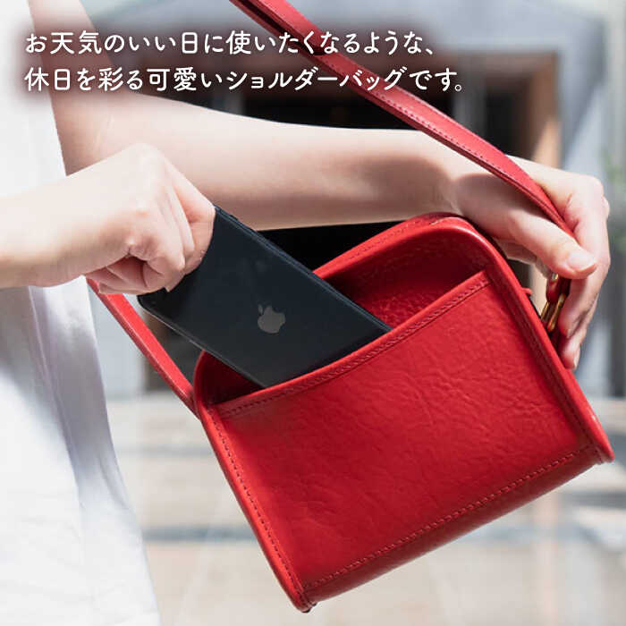 【ふるさと納税】ラウンドファスナーのショルダーバッグ《糸島》【LADIES&GENTLEMEN】 革 革製品 革鞄 [ADK018] 85000円 8万5千円 - 画像3