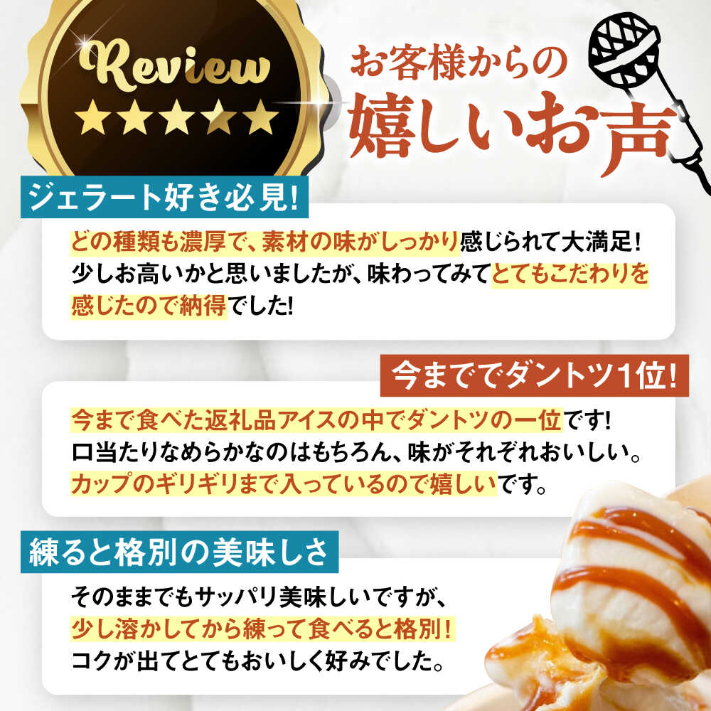 【ふるさと納税】[全6回定期便] ジェラート カップ 10個×4回・お楽しみボトル 2個×2回セット ▼ アイス アイスクリーム ジェラート 詰め合わせ ピスタチオ ミルク 抹茶 人気 セット ギフト スイーツ 毎月お届け 糸島市 / LoiterMarket ロイターマーケット [AGD011] - 画像3