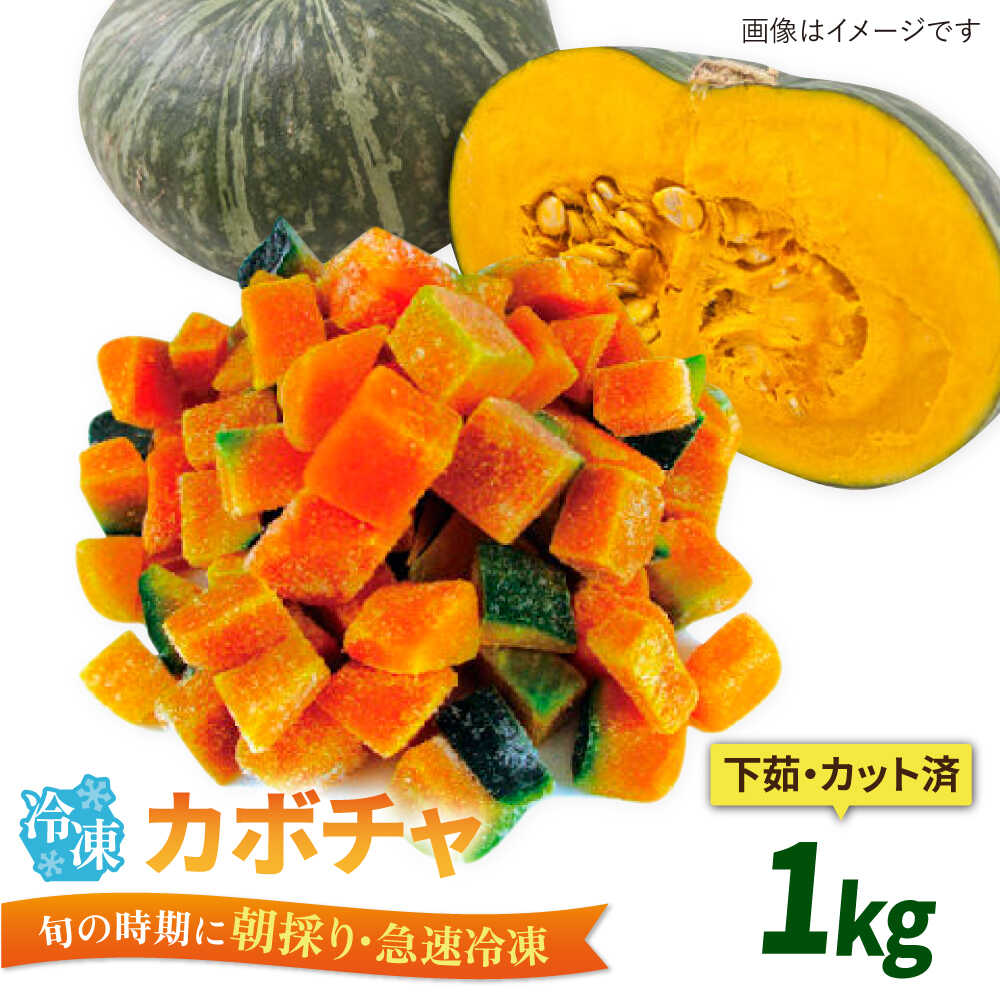 カボチャ 1kg 冷凍 カット済み 旬の時期に急速冷凍 【福岡県糸島産】 糸島市 / オーガニックナガミツファーム 野菜 南瓜 かぼちゃ[AGE051] 21000円 2万1千円