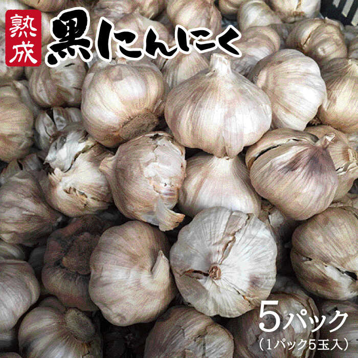 熟成黒にんにく25玉(1パック5玉×5パック) シーブ [AHC003] 常温 39000円 3万9千円
