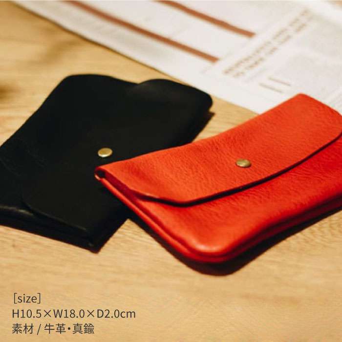 【ふるさと納税】 フラップ ポーチ B 14013 糸島 / Duram Factory [AJE010] 小物入れ ポーチ おしゃれ サムネイル2