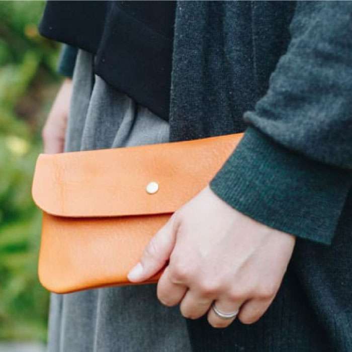 【ふるさと納税】 フラップ ポーチ B 14013 糸島 / Duram Factory [AJE010] 小物入れ ポーチ おしゃれ サムネイル3