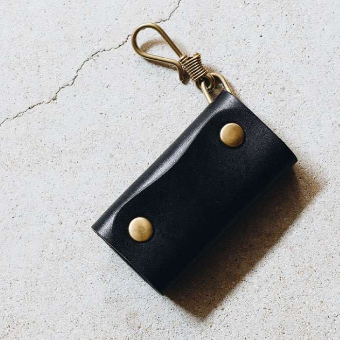 【ふるさと納税】 フック 付き キー ケース 9031 糸島 / Duram Factory [AJE017] スリム 本革 サムネイル3