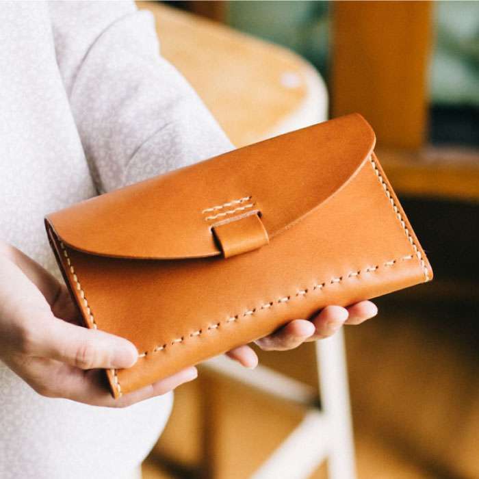 【ふるさと納税】 通帳ケース 10006 糸島 / DURAM FACTORY [AJE039] 通帳入れ 長財布 サムネイル3