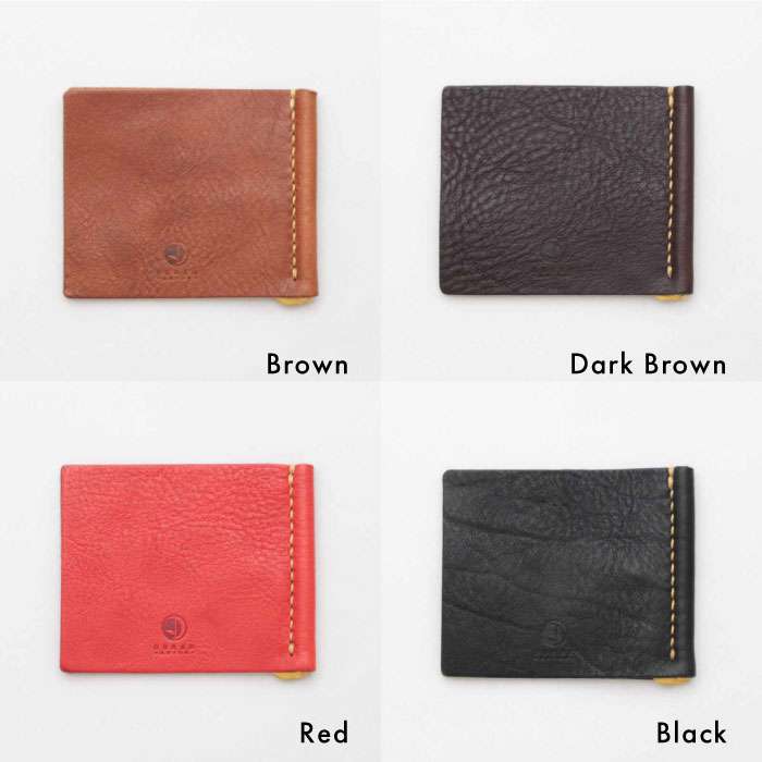 【ふるさと納税】 マネー クリップ 12018 糸島 / Duram Factory [AJE041] 本革 お札 サムネイル3