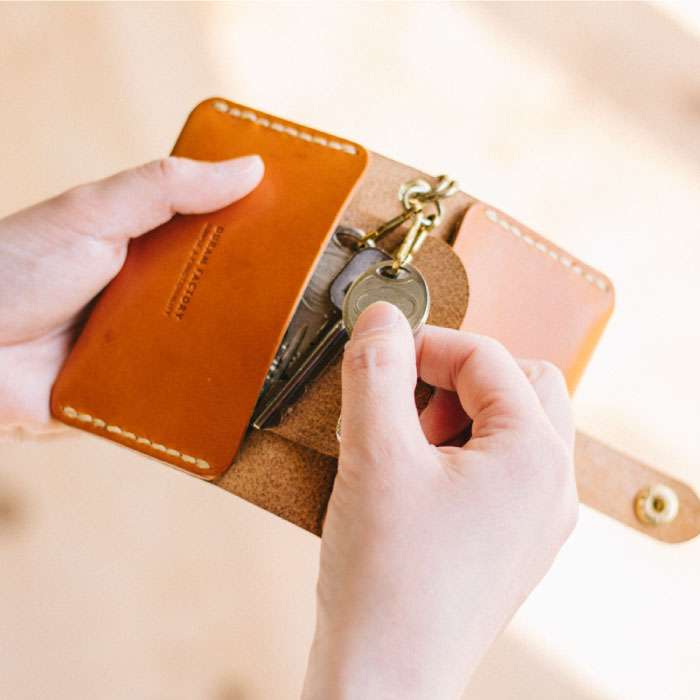 【ふるさと納税】DURAM カード＆キー カードケース キーケース 本革 レザー 16005 Duram Factory/ドゥラムファクトリー [AJE051] サムネイル3