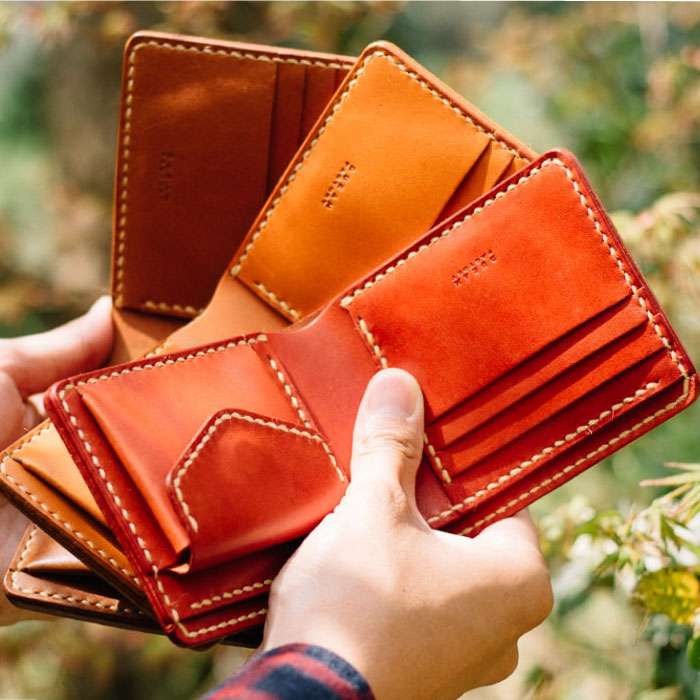 【ふるさと納税】 クラシック 二つ折り 財布 小銭入れ 付 9002 糸島 / Duram Factory [AJE054] 本革 2つ折り - 画像3