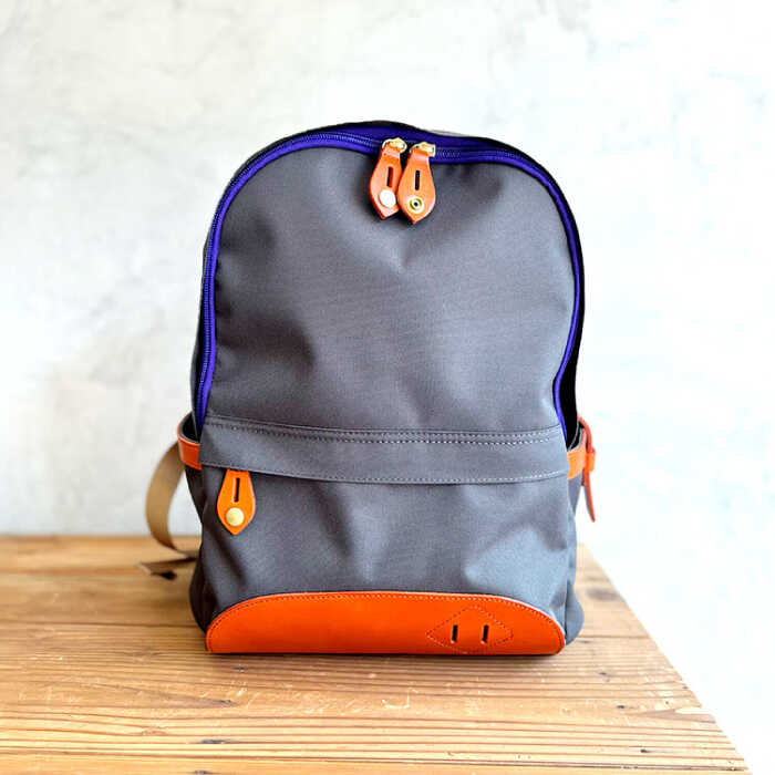 【ふるさと納税】ZAINOリュック（チャコールグレー）糸島市 / SCATOLA 【いとしまごころ】クラフト/リュック/バック/牛皮 [ALZ006] リュックサック バッグ 鞄 100000円 10万円 サムネイル2