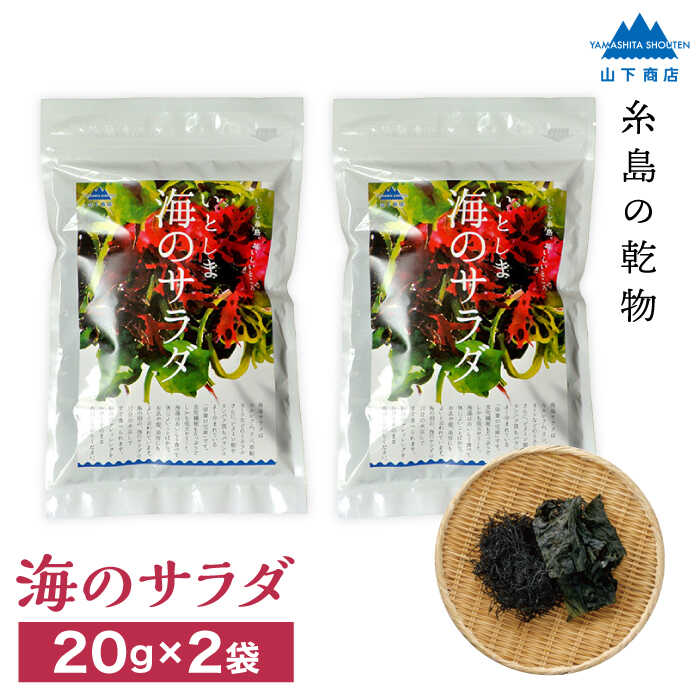 糸島の乾物 海藻 いとしま 海のサラダ 2袋【山下商店】 いとしまごころ [ANA012] 常温 4000円4千円