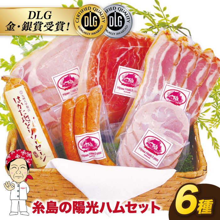 ＼DLG金賞・銀賞受賞！／糸島の陽光ハム6種セット 糸島 / 志摩スモークハウス [AOA001] ソーセージ ウインナー ソーセージ 13000円 1万3千円