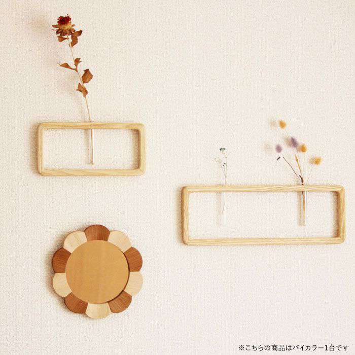 【ふるさと納税】hana mirror(Sサイズ)バイカラー ≪糸島≫【answer】お洒落/インテリア/クラフト/オリジナル/鏡/ミラー [APB014] 45000円 4万5千円 サムネイル3