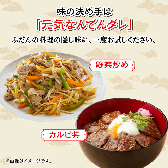 【ふるさと納税】元気なんでんダレ 2本＜麺専科げんき＞那珂川市 | 調味料 タレ 焼肉のたれ ソース 野菜炒め ホルモン炒め[GEG006] 10000 10000円 1万円 サムネイル2