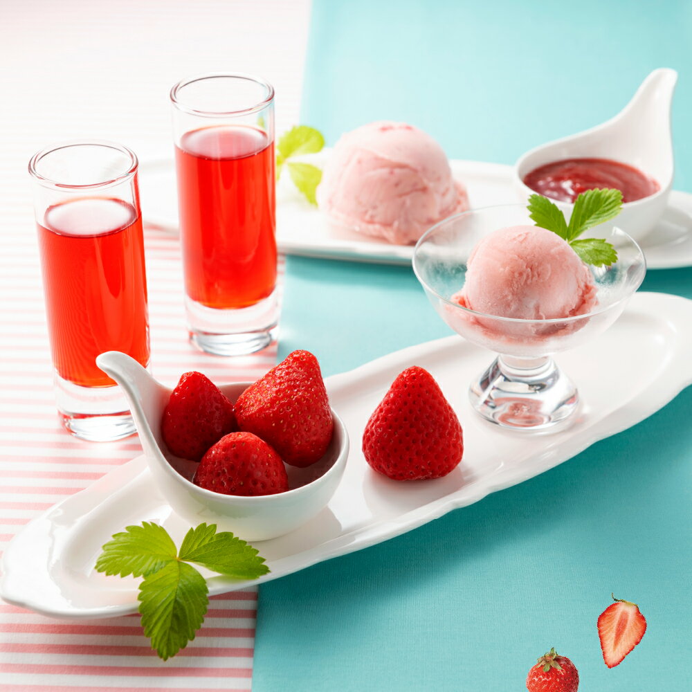 【ふるさと納税】【あまおうが大好きなアナタへ】あまおう定期便（全4回）いちご 苺 冷凍 ジュース ジャム アイス シャーベット .DH005 サムネイル2