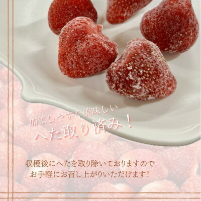 【ふるさと納税】フローズンいちご～氷彩あまおう～ 1kg(500g×2袋)(水巻町)【配送不可地域：離島】【1641646】 サムネイル2
