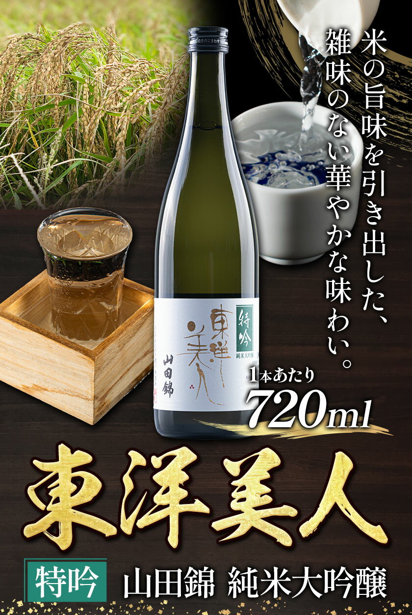 【ふるさと納税】日本酒 新酒 東洋美人 特吟 山田錦 純米大吟醸 選べる内容量 1~9本 1本あたり 720ml 福岡吟醸倶楽部株式会社《30日以内に出荷予定(土日祝除く)》福岡県 鞍手郡 鞍手町 酒 冷酒 送料無料 サムネイル2