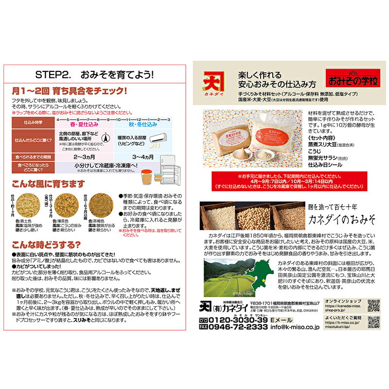 【ふるさと納税】 小石原焼 味噌甕 手作り カネダイ 簡単 手作りみそ セット 青甕 あおがめ 米みそ みそ 陶器 FQ6 サムネイル3