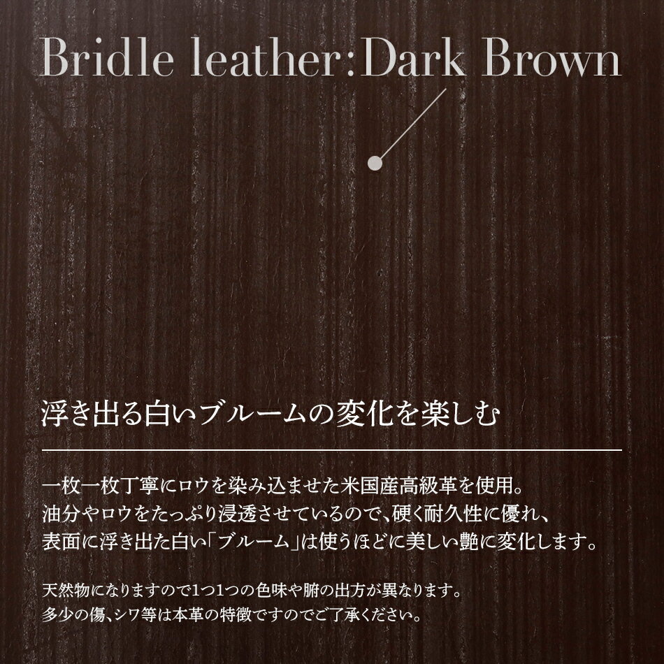 【ふるさと納税】ビルベッド ( 札入れ )（ ブライドルレザー ・ ダークブラウン ） おしゃれ おすすめ 福岡県 大木町 ナデルファーデン BK098 サムネイル2