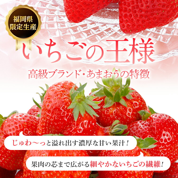 【ふるさと納税】あまおうプレミアム いちご 苺 イチゴ フルーツキャップ 梱包 ギフト 贈答用【2026年1月〜2月頃発送予定】 福岡県 大木町 池上農園 BD02 サムネイル2