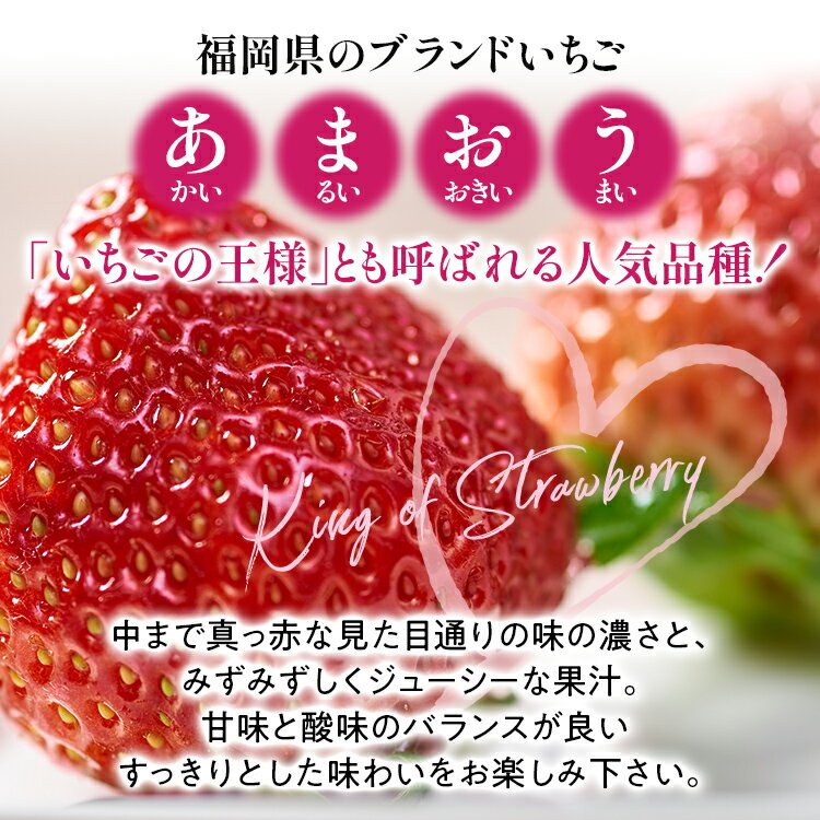 【ふるさと納税】あまおう 約300g(12-15粒)ギフト箱＆ふくや味の明太子 540g 明太子 いちご イチゴ 果物 苺 フルーツ ※北海道・沖縄・離島は配送不可 大木町産 南国フルーツ CO010 サムネイル3