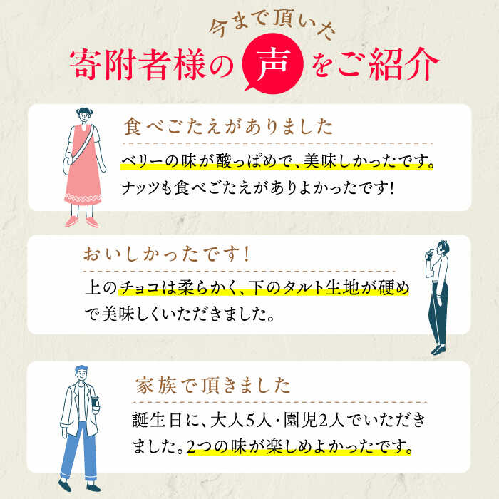 【ふるさと納税】【選べる組合せ】4号タルト2個セット 4号 2個 ケーキ スイーツ お菓子 デザート たると えらべる 味 広川町 / イートウェル株式会社[AFAK185] サムネイル3