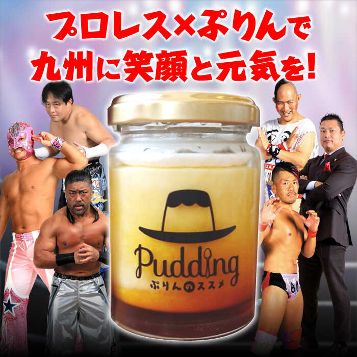 【ふるさと納税】九州プロレス×ぷりんのススメ レスラーぷりん9個 プリン プロレスラー ぷりんのススメ 冷凍 福岡 広川町 /　イートウェル株式会社[AFAK295] - 画像3