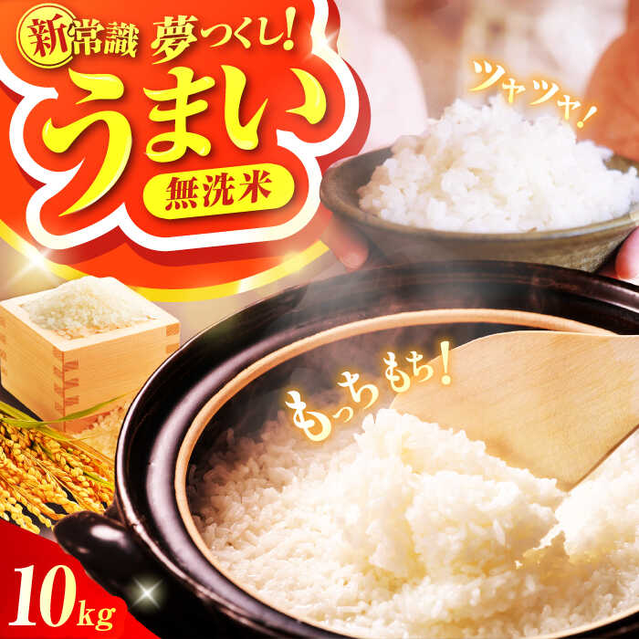 【令和7年産】無洗米夢つくし 10kg（5kg×2袋） 米 こめ コメ ごはん 白米 ゆめつくし ユメツクシ 広川町[AFCE001]