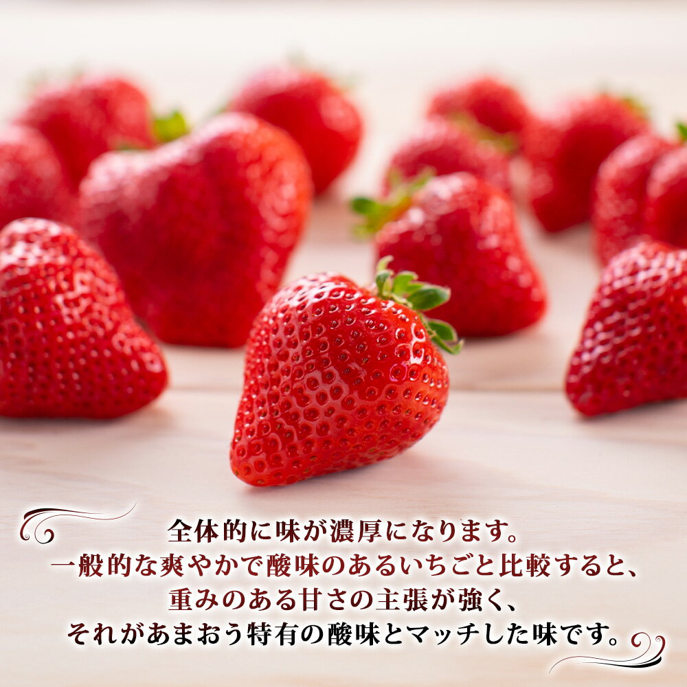 【ふるさと納税】完熟 あまおう 贈答用〈選べる〉2パック or 4パック 1パックあたり約250g～410g 苺 イチゴ いちご 果物 フルーツ 国産 九州 福岡県 田川市産 香春町 送料無料【2026年1月上旬-3月上旬までに出荷予定】 サムネイル3
