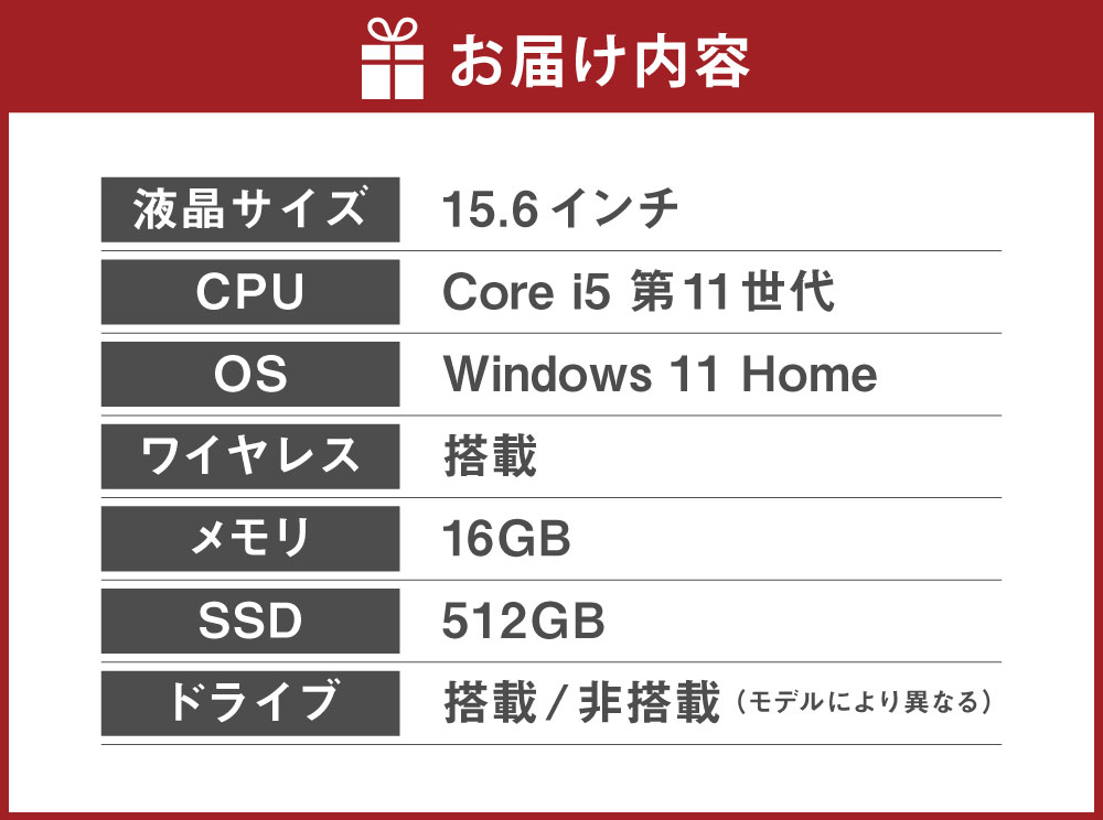 【ふるさと納税】YTSノートパソコン Professional Edition 15.6インチ ビジネス Core i5 Windows 11 Home メモリ：16GB SSD：512GB 中古 ノートパソコン PC 家電 福岡県 香春町 送料無料 サムネイル3