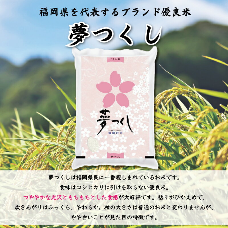 【ふるさと納税】令和6年産 福岡県産夢つくし無洗米5kg(5kg×1) [a7193] 株式会社 藤食糧 【返礼品】添田町 ふるさと納税 - 画像3