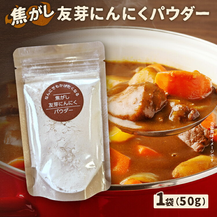 焦がし友芽にんにくパウダー 無添加 無着色 2000円 にんにく ガーリック にんにくパウダー ガーリックパウダー 調味料 スープ パスタ ラーメン カレー 炒め物 肉 福岡県 福岡 九州 グルメ メール便（ポスト投函）