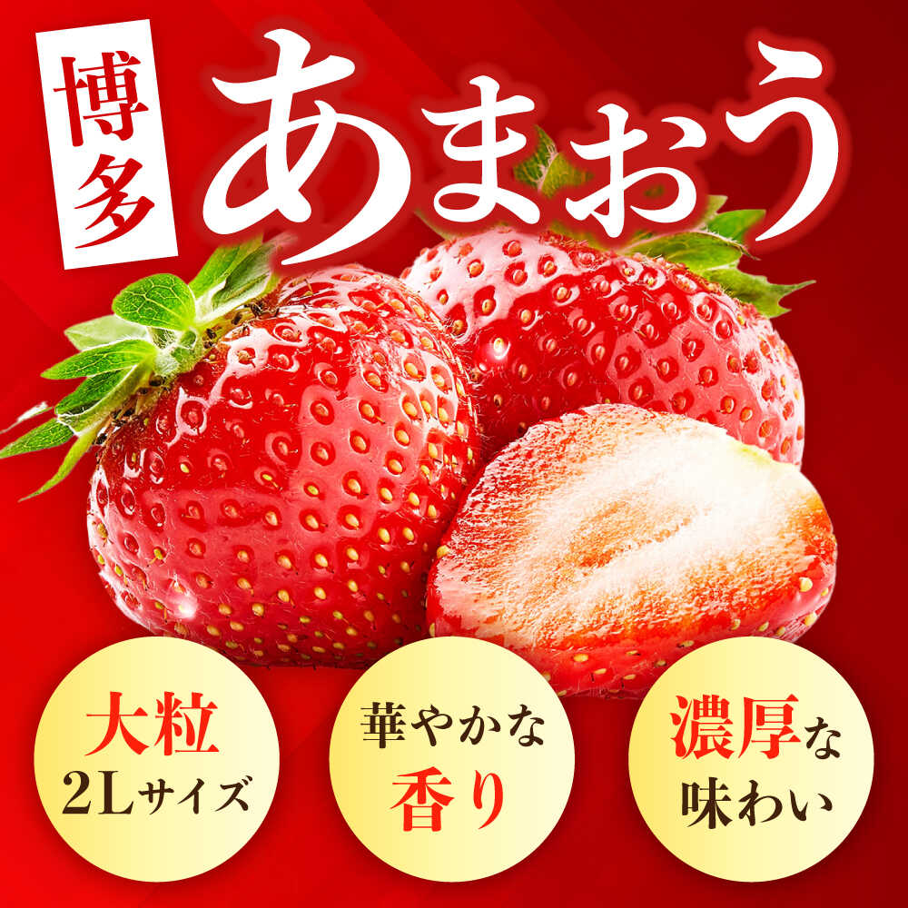 【ふるさと納税】【予約受付】【2月1日より順次発送】 いちご あまおう 約270g×2 農家直送 朝採り 新鮮いちご 博多あまおう 《築上町》【株式会社H&Futures】 [ABDG003] 9000円 サムネイル2