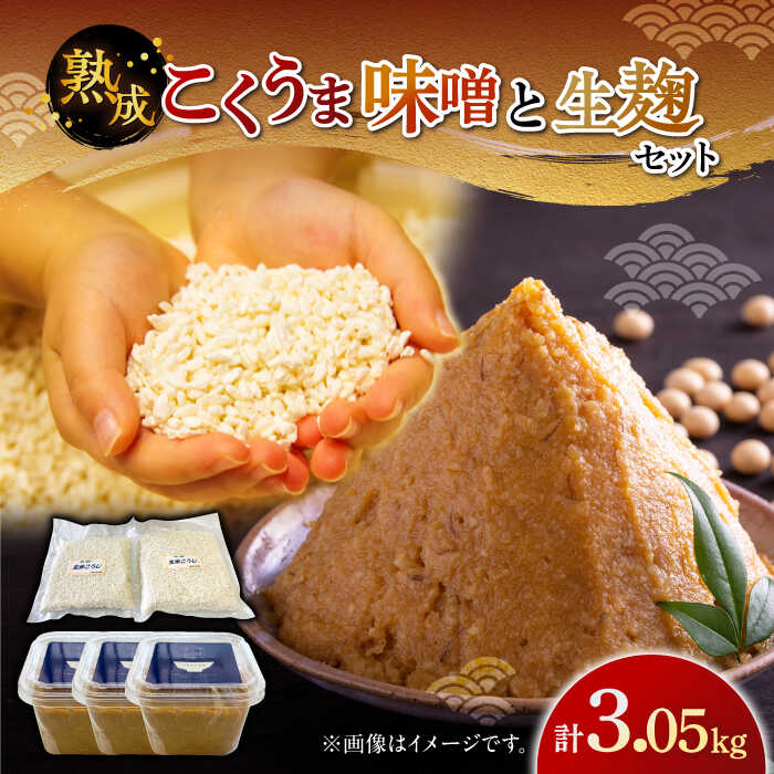 【季節限定】かみきい味噌　熟成こくうま味噌と生麹セット《築上町》【上城井ふれあい協議会　味噌部会】 味噌 みそ[ABDK003] 12000 13000円 1万3千円