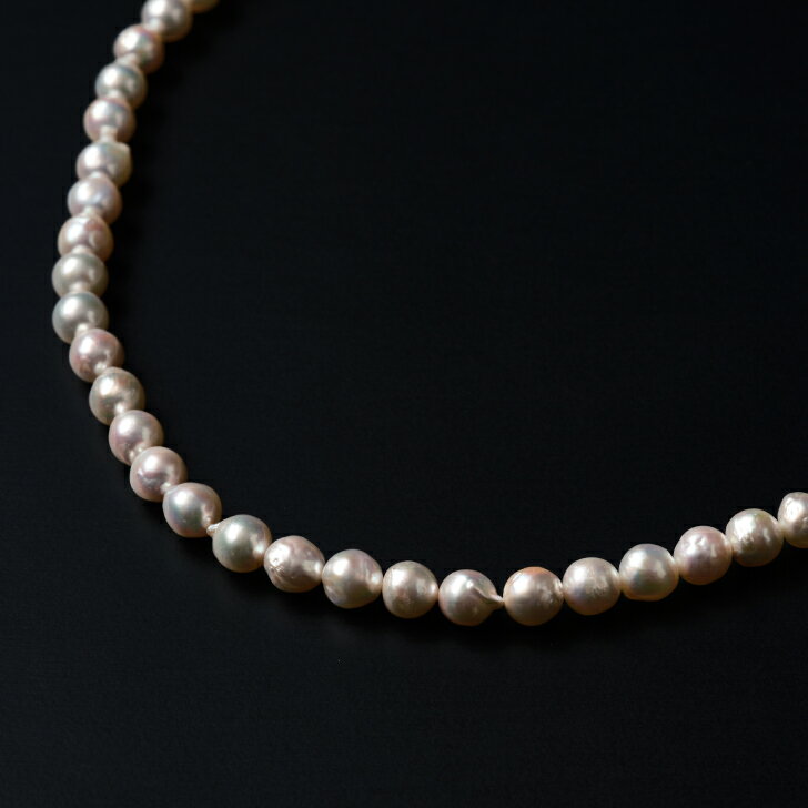 【ふるさと納税】8.5-9アコヤ真珠120cmセミバロックロングネックレス ジュエリー アクセサリー ネックレス 真珠 パール 美穂野 佐賀市 ：C600-005 サムネイル2