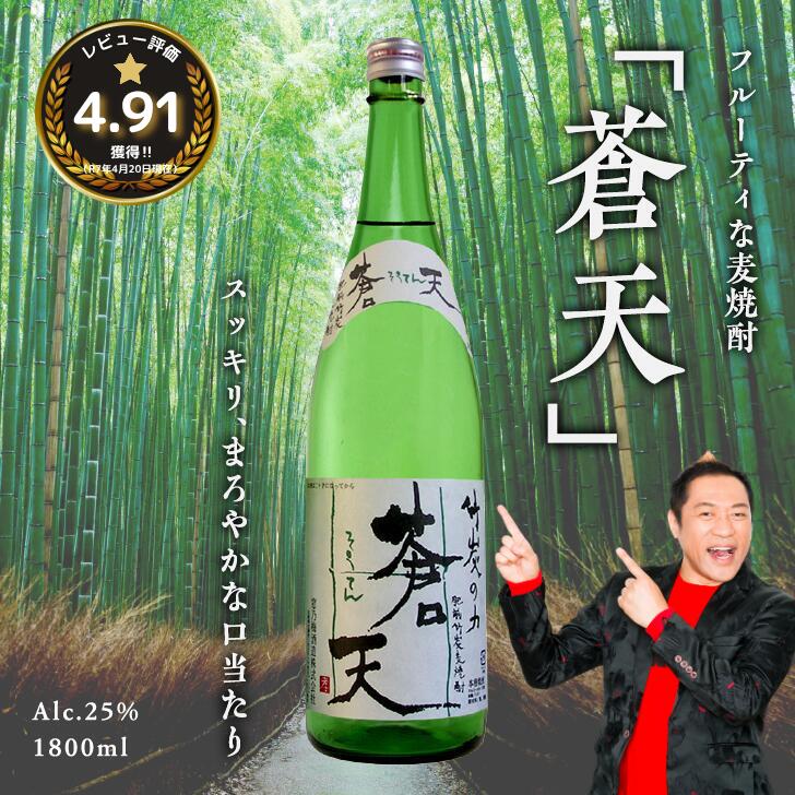 佐嘉酒造　肥前竹炭麦焼酎　蒼天：A090-003