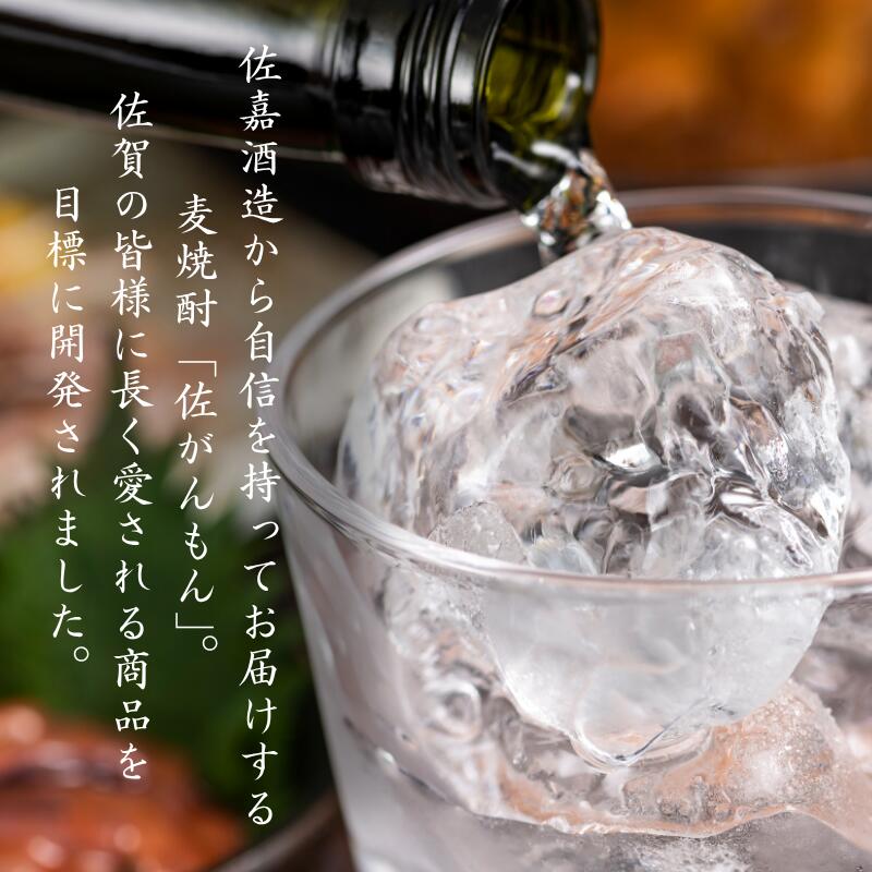 【ふるさと納税】佐嘉酒造 佐がんもん 麦焼酎 25度 選べる容量 900ml・1800ml 1本・6本：A080-013 サムネイル2