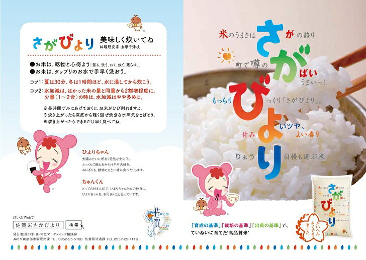 【ふるさと納税】令和7年産 佐賀県産 さがびより 白米 選べる 5kg～10kg おこめ 米 ：B170-023 - 画像3