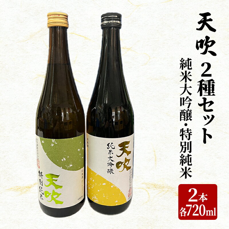 日本酒 天吹 2種 セット 720ml×2本 純米大吟醸 特別純米 酒 お酒 アルコール