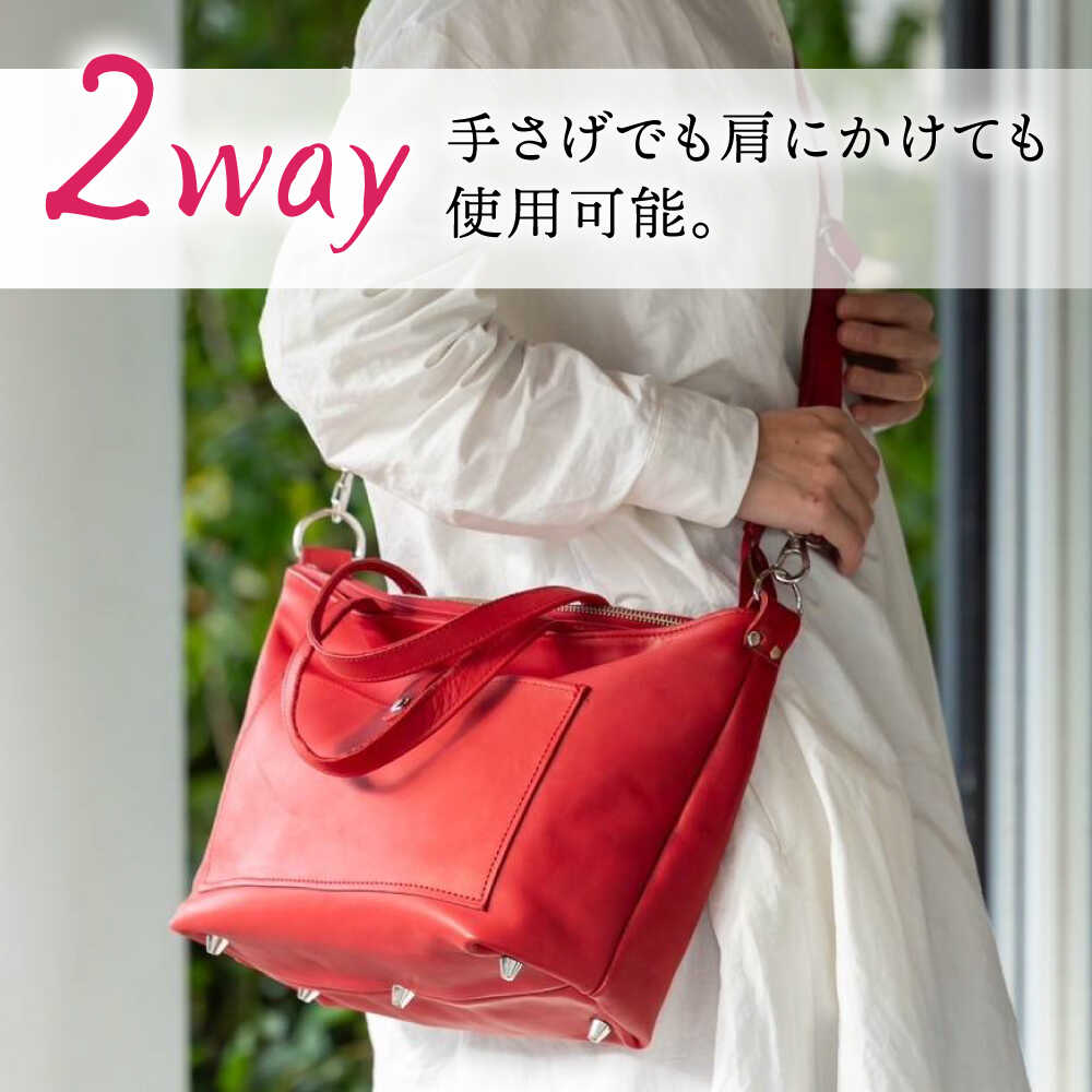 【ふるさと納税】【色が選べる】大型ショルダー兼用バッグ/BagShop36[UAC028] 2way ショルダーバッグ 手さげ 手提げ バッグ 肩掛け 斜めがけ 革 サムネイル2