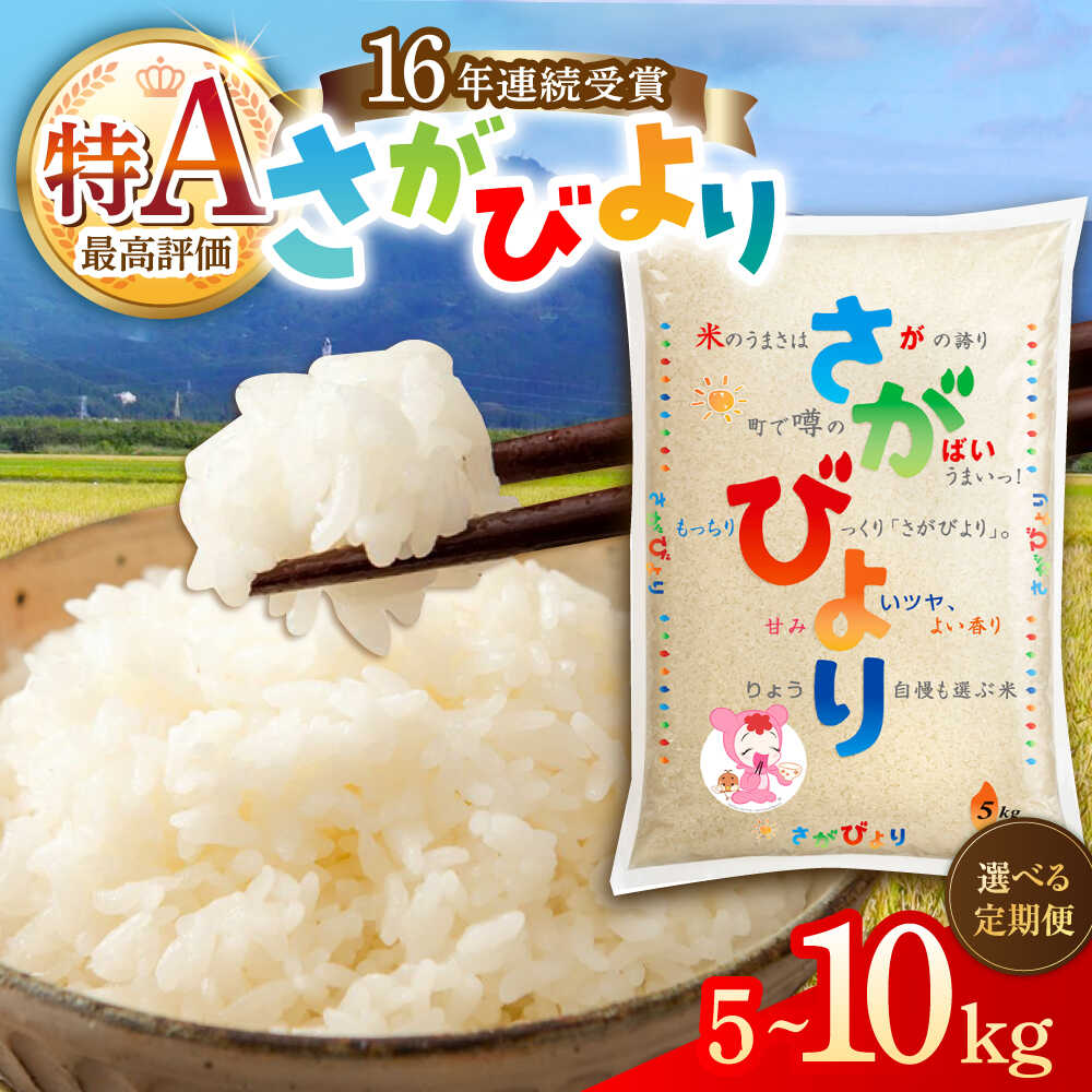 【選べる内容量】16年連続特A評価 令和7年産米 白米 さがびより 5kg / 10kg（5kg×2袋）/JA食糧さが [UDS001] お米 ごはん 白米 精米 ブランド米 お取り寄せ 国産 佐賀 武雄 九州 米 お米 おいしい ランキング 人気 国産 佐賀県産