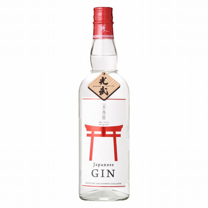 【ふるさと納税】鹿島の酒 光武酒造場 赤鳥居オリジナル 700ml×1本 クラフトジン スピリッツ 酒 お酒 アルコール 45度 佐賀県 鹿島市 送料無料 B-347 サムネイル2