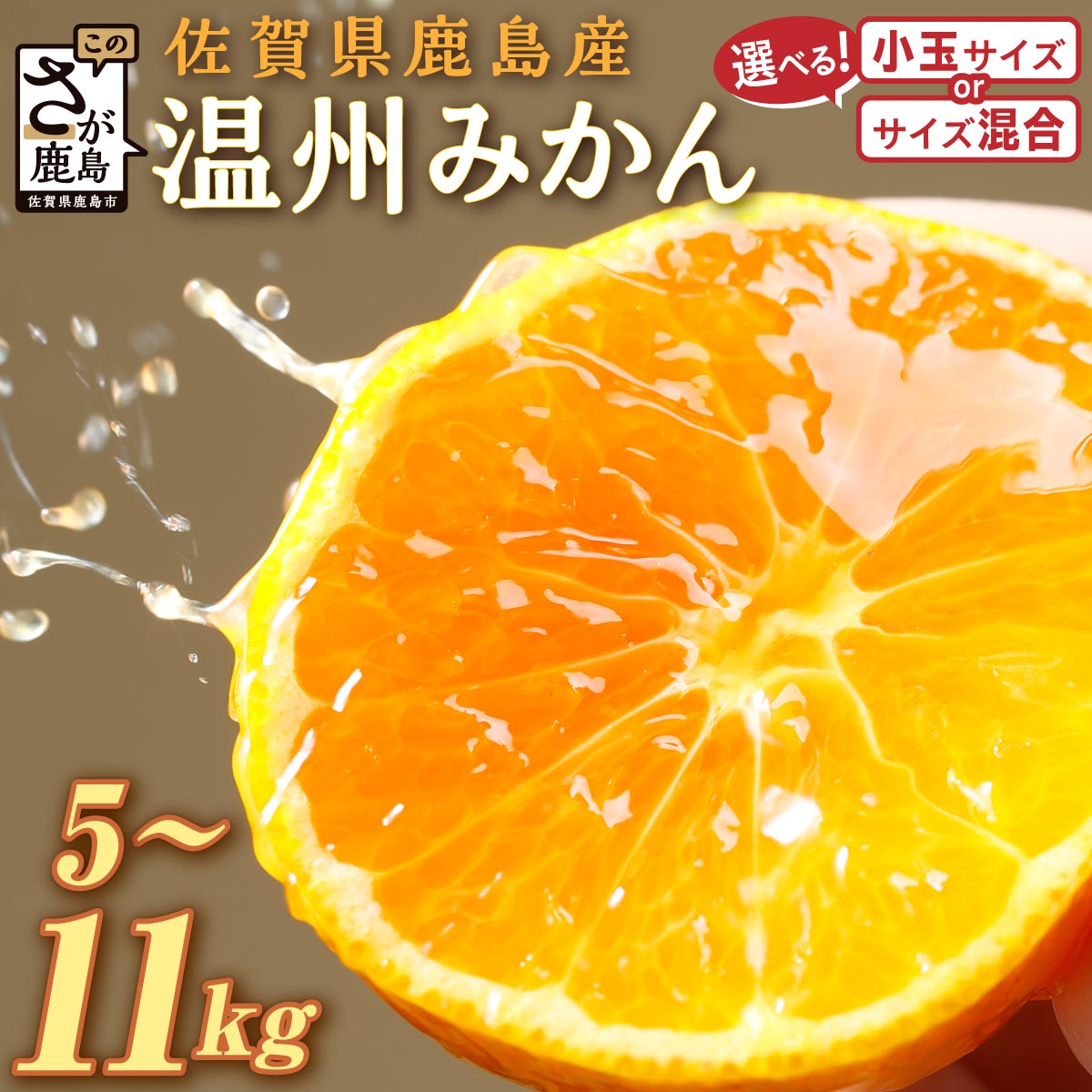 2026年先行予約 ★4.67 温州みかん 約5~11kg 小玉 / サイズ混合 《11月上旬～12月中旬頃発送予定》 | ふるさと納税 みかん 5kg 10kg 少量 大容量 フルーツ 甘い 果物 蜜柑 お取り寄せ 農家直送 国産 九州 佐賀県 鹿島市 ふるさと 人気 送料無料 B-279