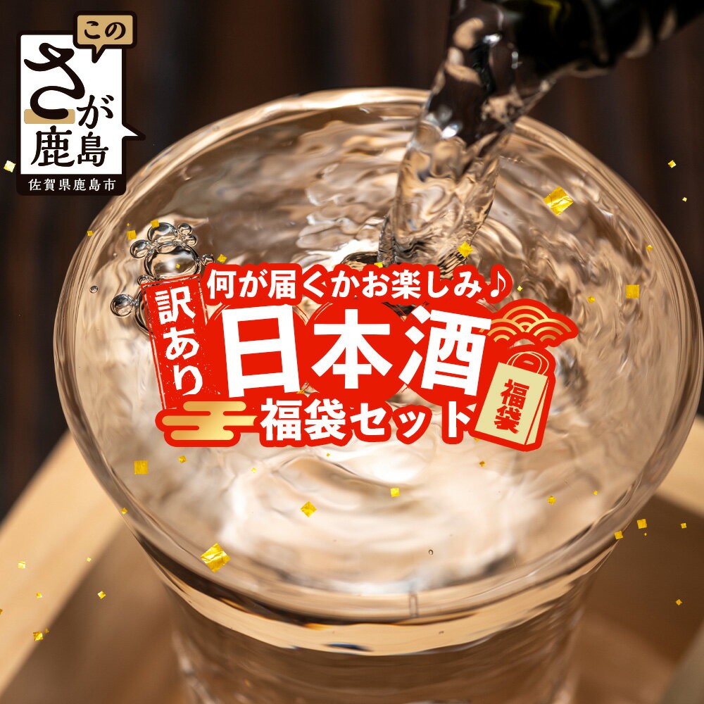 【緊急応援企画】＼訳あり★お楽しみ福袋！／ 熟成日本酒バラエティセット｜純米大吟醸・純米吟醸など数種類からお届け 清酒 飲み比べセット 佐賀県鹿島市 緊急応援 D-181