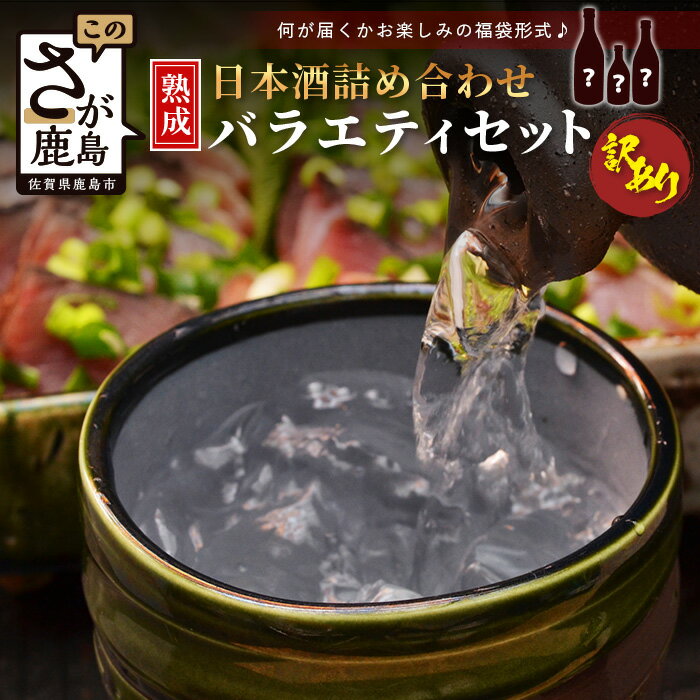 【訳あり】【緊急応援企画】熟成 日本酒 詰め合わせ バラエティセット【お楽しみセット】【福袋セット】B-584