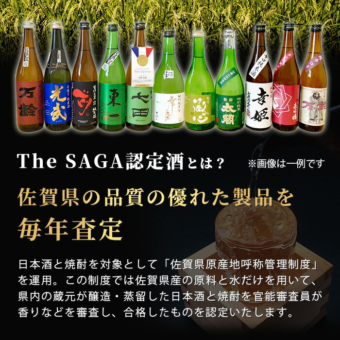 【ふるさと納税】【定期便】【3ヶ月】TheSAGA認定酒 おたのしみ定期便【毎月1回720ml×2本を計3回お届け】｜佐賀県 鹿島市 定期便 3回 お酒 酒 おさけ 日本酒 TheSAGA認定酒 TheSAGA 認定酒 純米吟醸酒 純米酒 特別純米酒 おまかせ 定期発送 人気 おすすめ 送料無料 F-64 サムネイル3